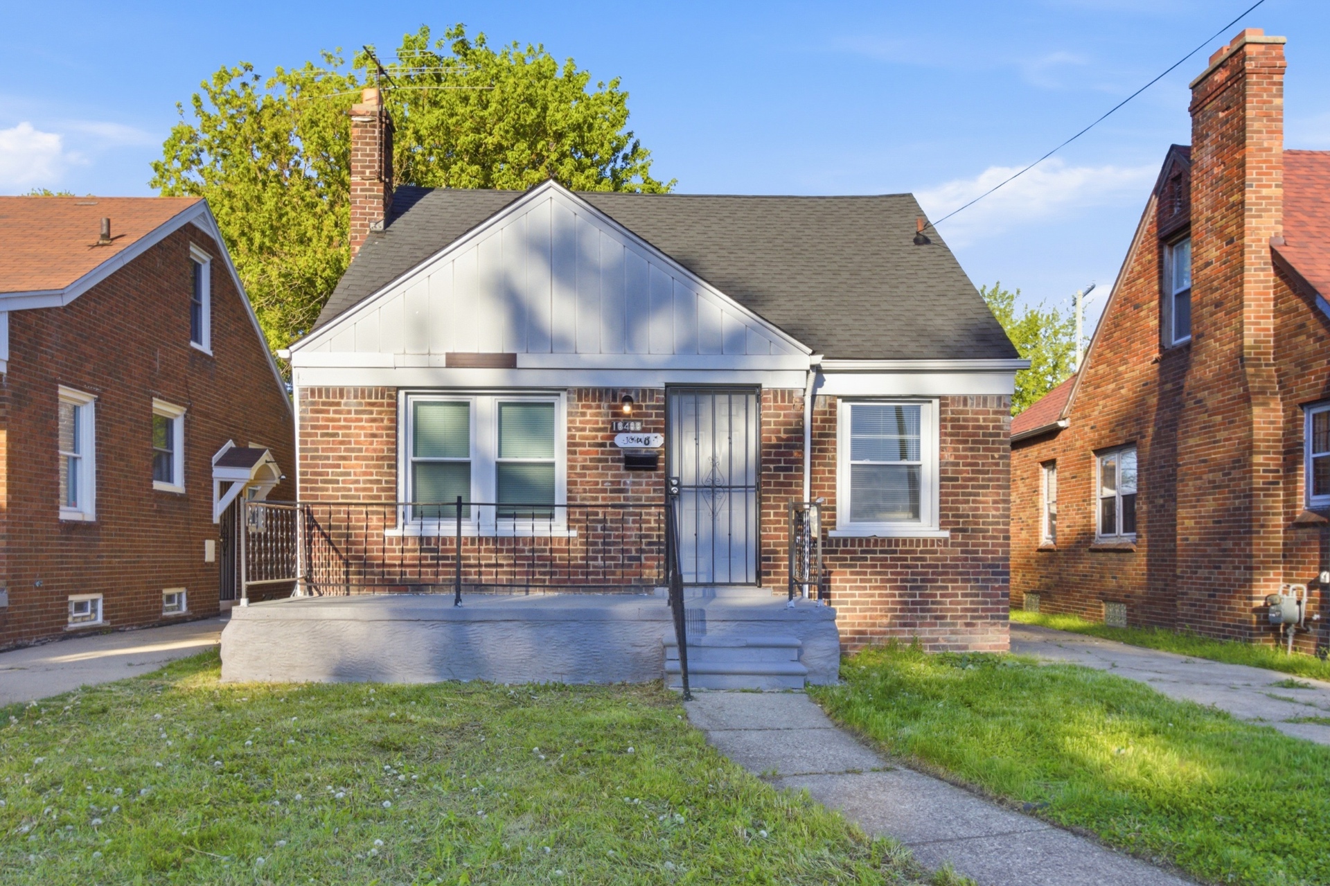 LBN brick bungalow front exterior